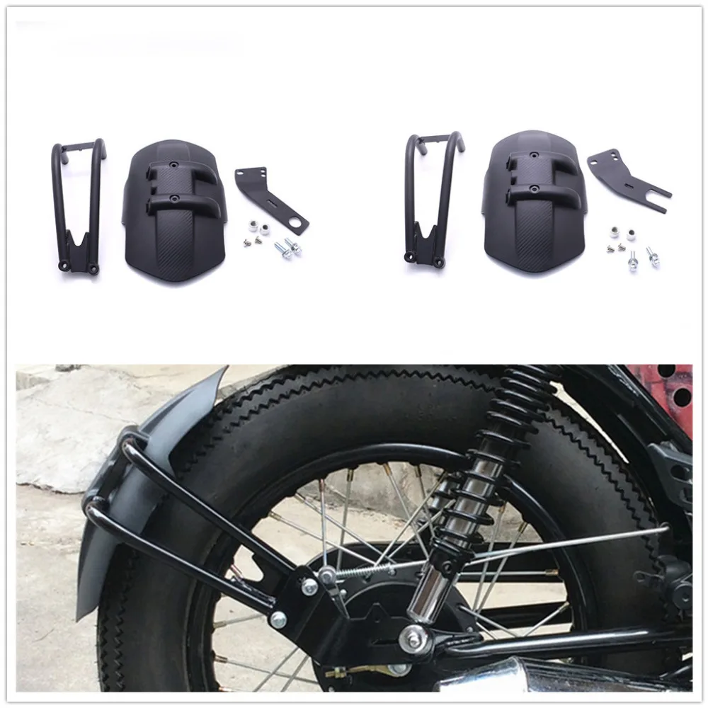 Черный брызговик на заднее колесо мотоцикла для NK150 NK250 Ninja|Накладки и