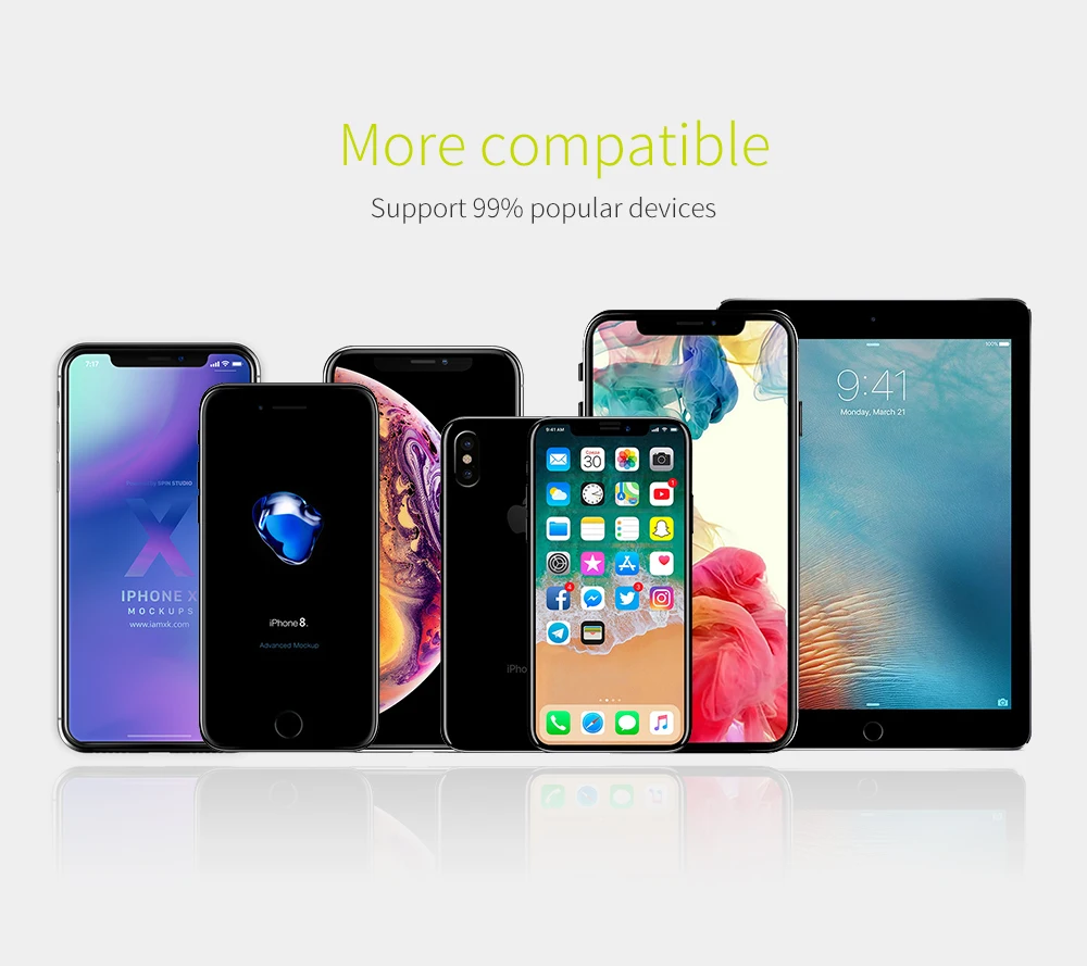WSKEN USB кабель для iPhone Зарядное устройство Тип usb C провод для быстрого заряда для samsung S10 S9 примечание 9 huawei Xiaomi USB C кабель игры