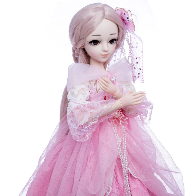 Принцесса Анна 1/3 60 см BJD кукла Сделай Сам модная парик одеваемая Кукла девочка