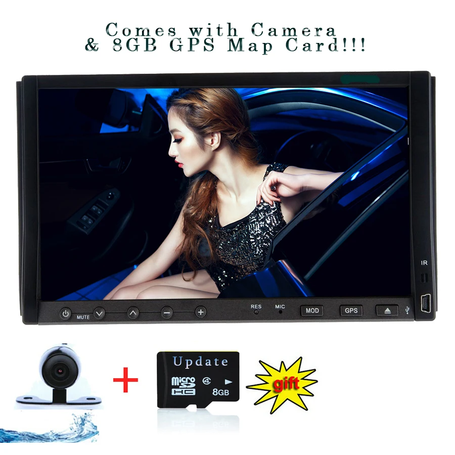 Электроника 7 &quotавто Радио PC Система Сенсорный Экран Видео RDS USB Суб Авторадио Dvd