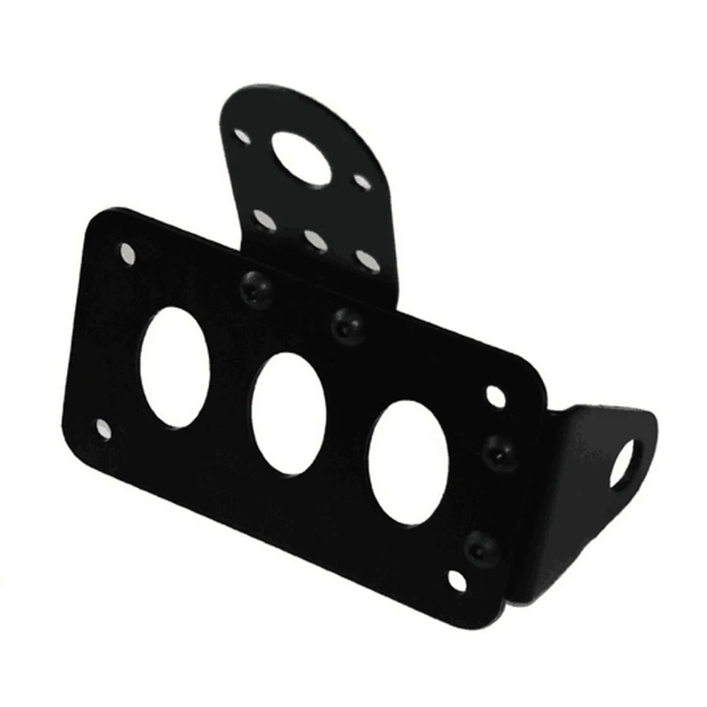 Винтажный Кронштейн номерного знака черный металлический прочный Боковое