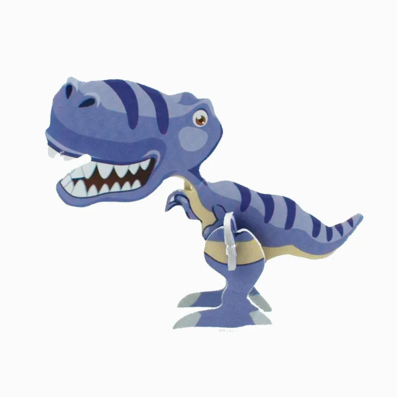 

3d All Animal Puzzle Paper Dimensional Model Assembled Brain Teaser Learning Educational Games Toys for Children Jigsaw Toys
