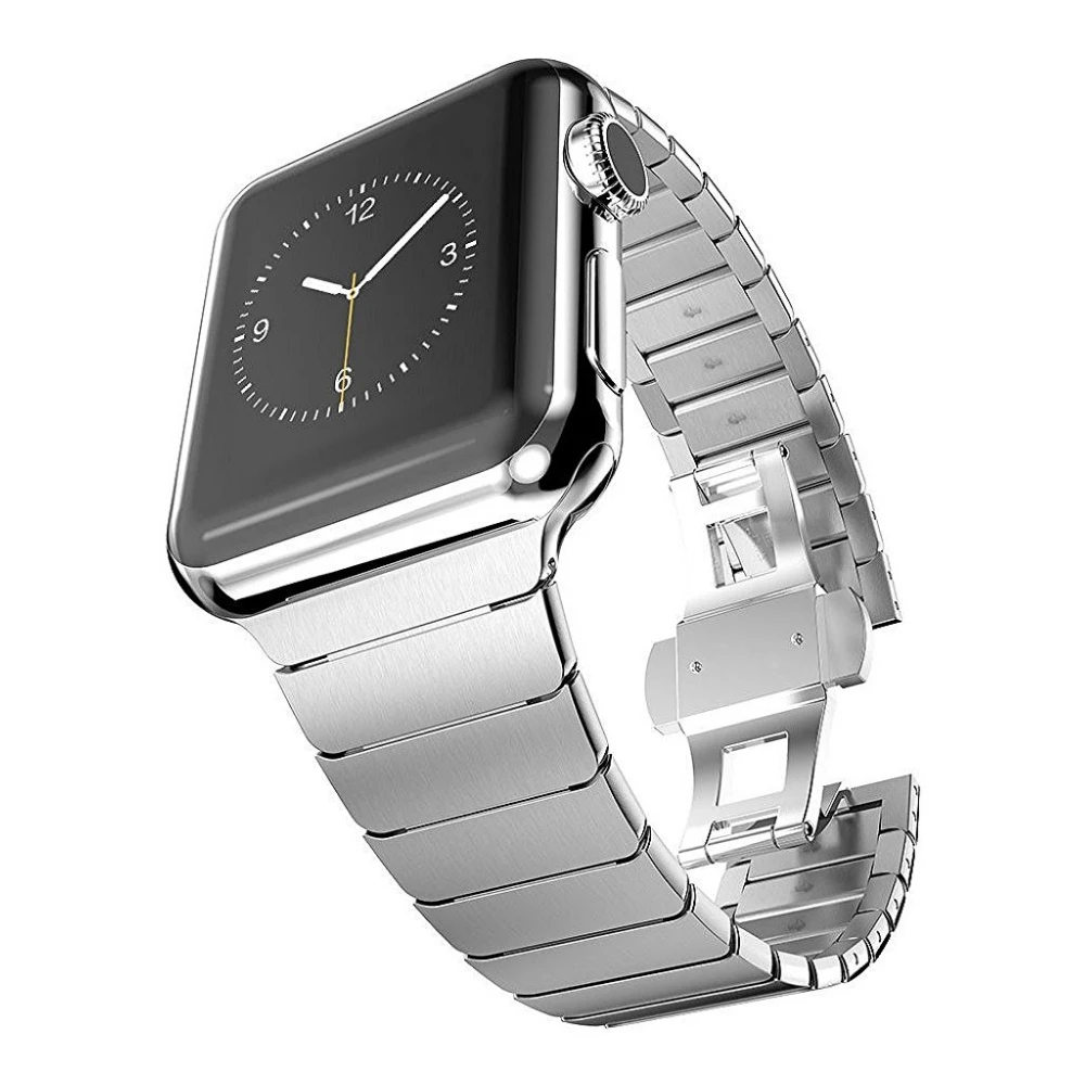 Ремешок для наручных часов Apple watch 42/38/40/44 мм Бабочка застежка из нержавеющей стали