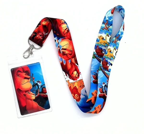 1 шт. ремень для карт Lion king держатель автобусов Подарочная цепочка ключей