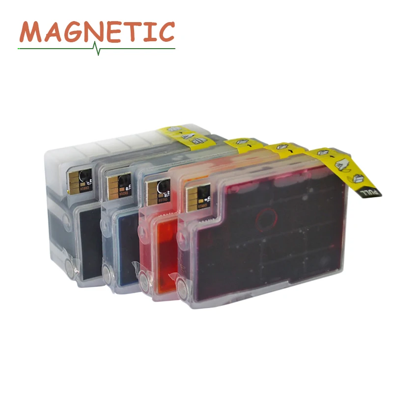 Printer 4x Magnetic Compatible refillable full ink for hp950 951 For HP Officejet Pro 8100/8600/251dw/276dw/8630/8650/8615/8625
Printer 4x Magnetic Compatible refillable full ink for hp950 951 For HP Officejet Pro 8100/8600/251dw/276dw/8630/8650/8615/8625