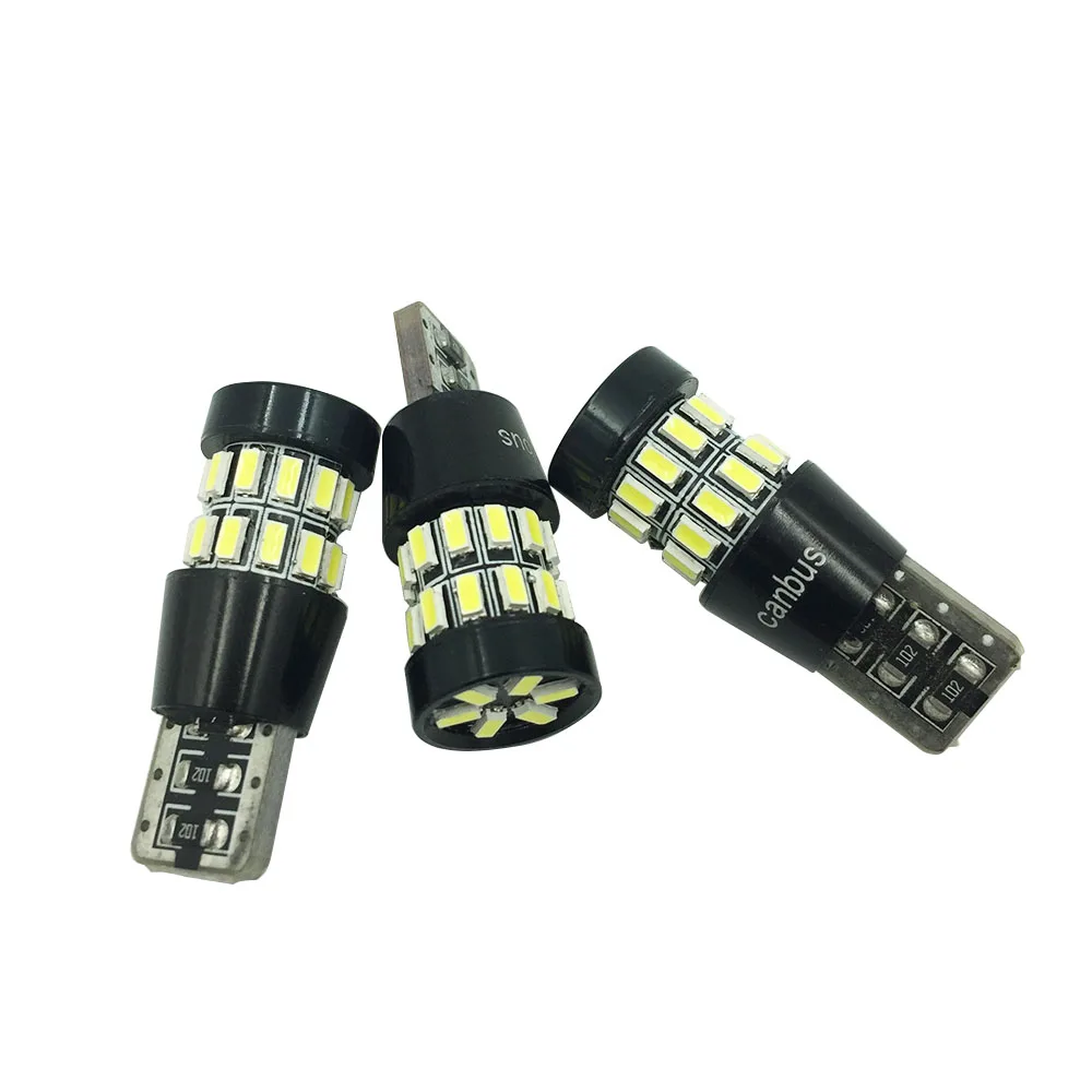 YSY 10x T10 30SMD CANBUS 3014 LED 12V 3W 600Lm W5W 194 Car Light Auto Lamp White Color CAN BUS Error Free | Автомобили и