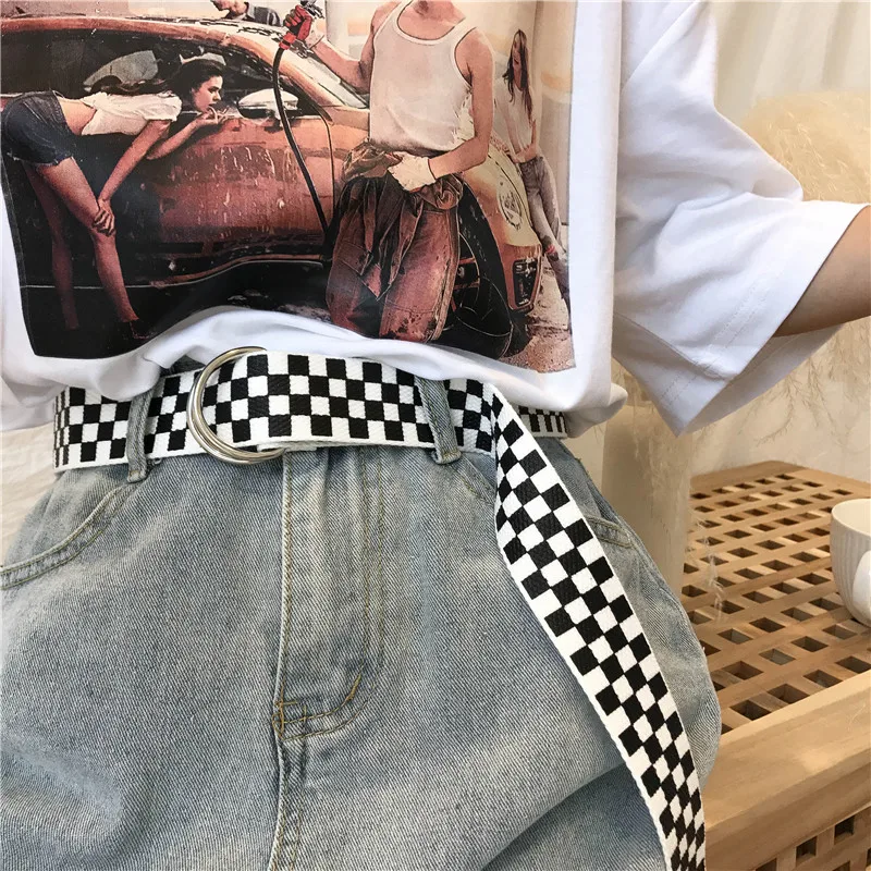 Mihoshop Ulzzang Корейская Женская мода Аксессуары черный белый хит цвет студенческий