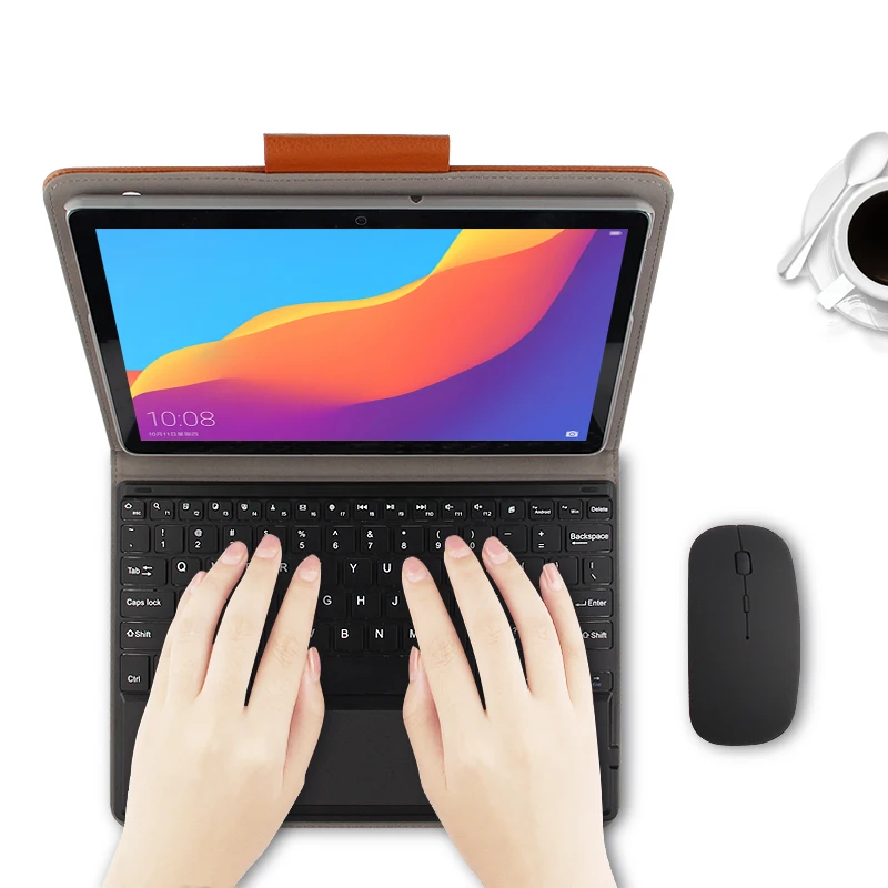 Умный PU защитный чехол для huawei MediaPad T5 10 AGS2-L09 L03 W09 W19 10," планшет отсоединяется беспроводной Bluetooth клавиатура чехол