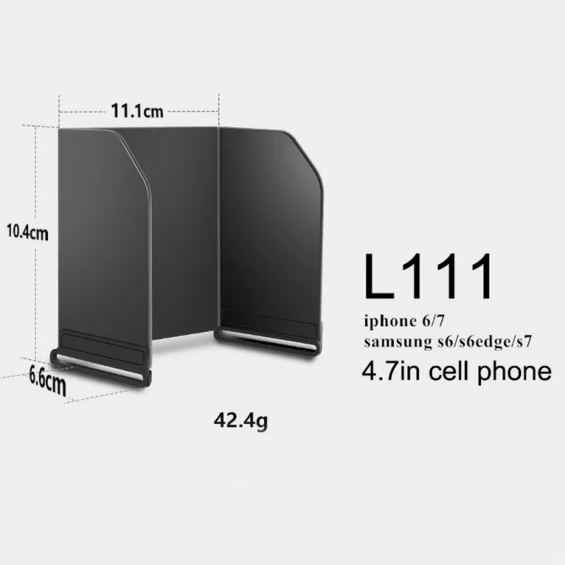 L111 Монитор планшет телефон солнцезащитный капюшон универсальный пульт дистанционного управления складной зонт для DJI Mavic Mini Pro 2 Zoom Air Spark Phantom 3 4 - Цвет: L111