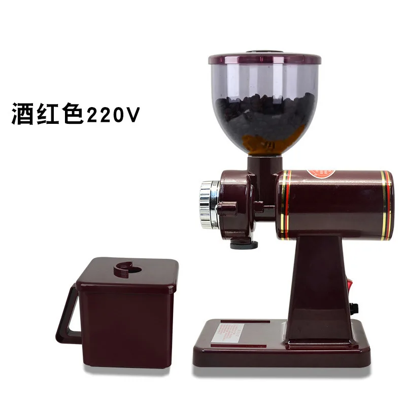 Wine Red Бытовая мельница Электрический мини Летающий орел шлифовальный станок из нержавеющей стали кофемолка Эспрессо итальянская машина для перемалывания кофе - Цвет: Wine Red