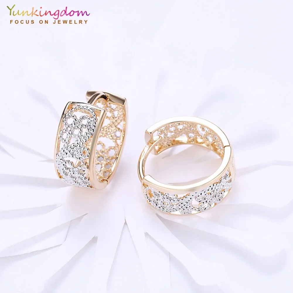 Винтажные геометрические золотые брендовые круглые серьги-кольца Модные