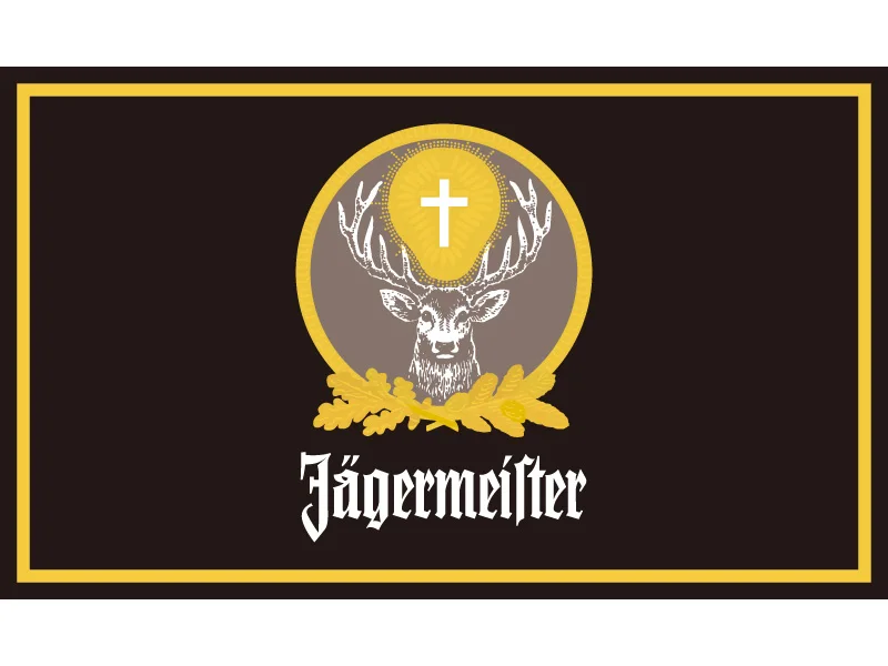 3x5 футов Летающий 90*150 см 40*60 160*240 jagermeister Jagermeister Гигантский Большой черный флаг 100%