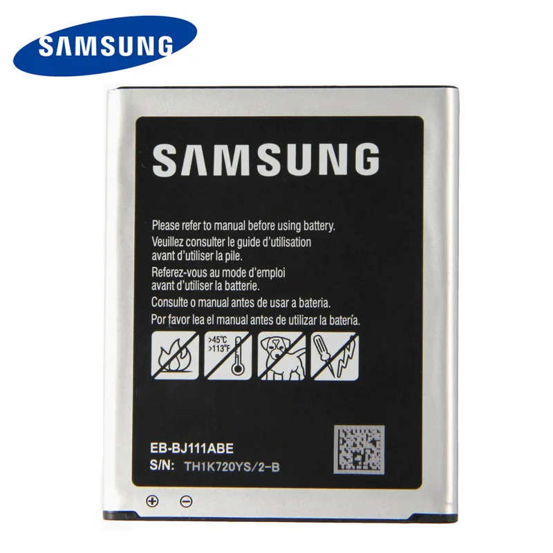 Оригинальный высококачественный аккумулятор для Samsung Galaxy J1 J Ace J110 EB BJ111ABE J110F J110FM