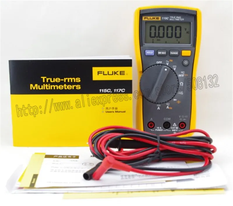 Полевой мультиметр Fluke 115C с подсветкой F115C!! Фирменная Новинка! F115|fluke 115c|multimeter