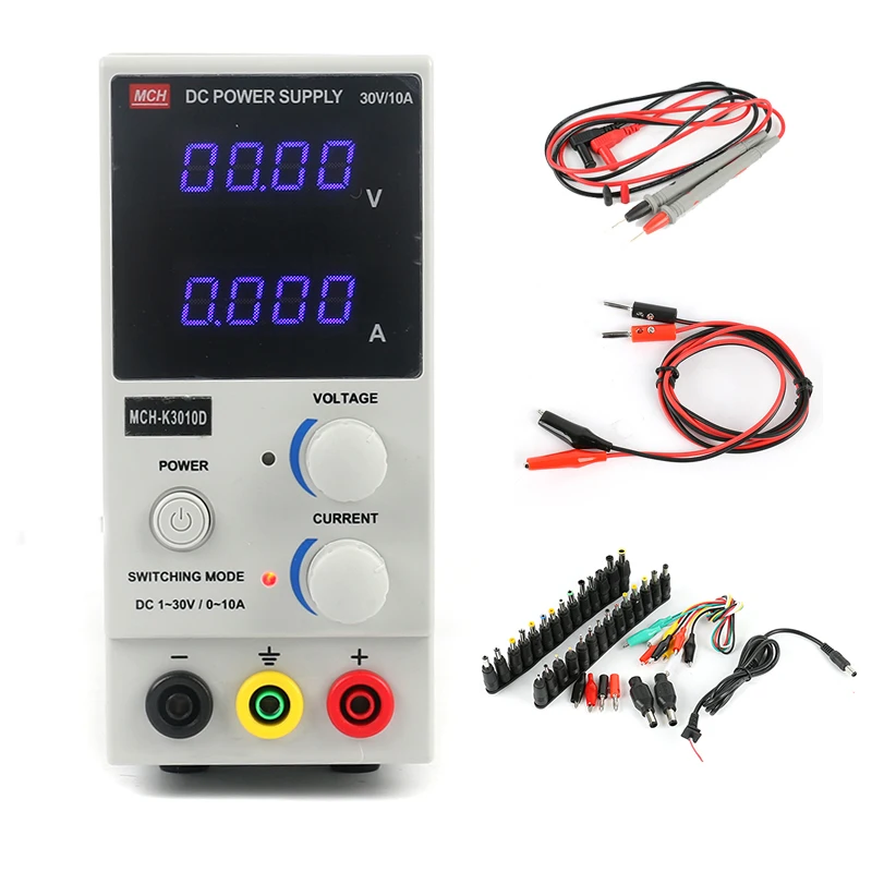 MCH K3010D Мини Цифровой Регулируемый регулируется лаборатории импульсный источник