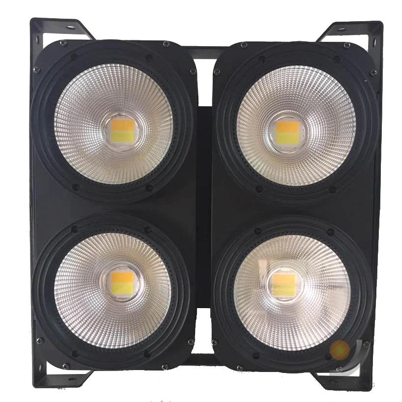 2 шт./лот LED COB 4x100W аудитория свет 4 глаза Led холодный белый с теплым белым 2в1 или