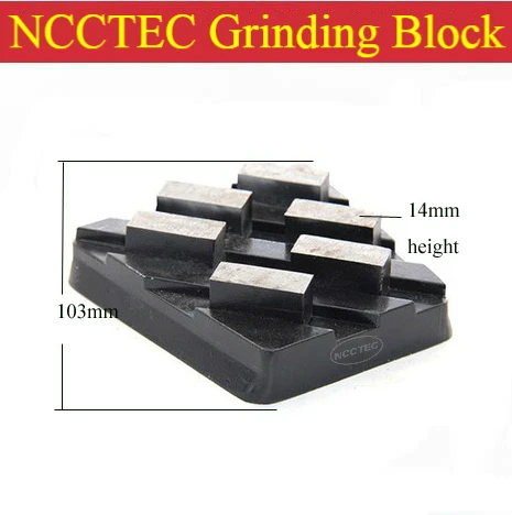 4 &quotАлмазные сварные металлические бонды подковы шлифовальные блоки | 105 мм