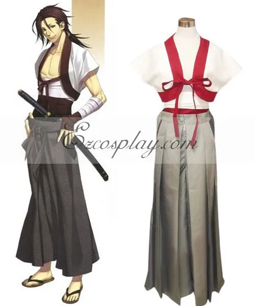 

Hakuouki Sanosuke Harada обычный Косплей Костюм E001