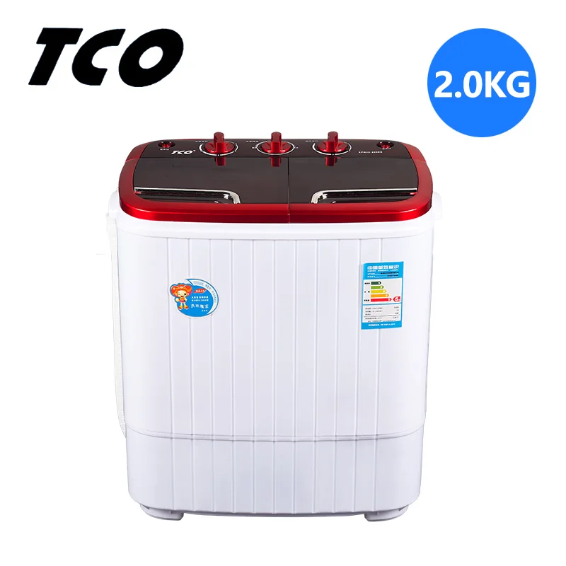 

TCO Мини Портативная стиральная машина УФ Антибактериальная для ребенка бытовой 2 бочки полуавтоматическая мойка для дегидратора одежды