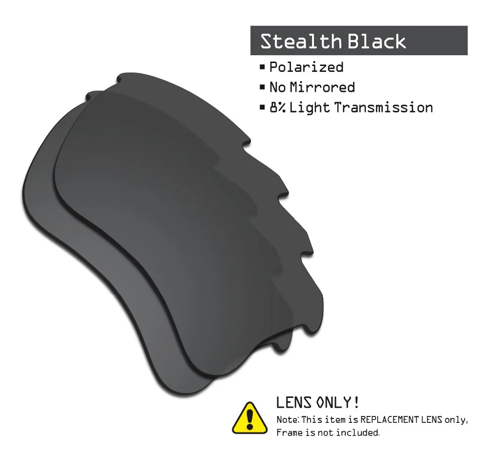 2 пары поляризованных солнцезащитных очков SmartVLT Сменные линзы для Oakley Flak Jacket XLJ