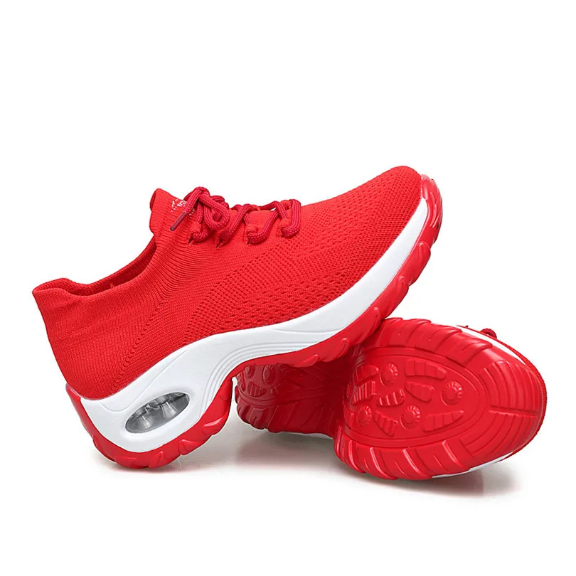 LIN KING/модные женские ботинки размера плюс Женские кроссовки Модная женская обувь