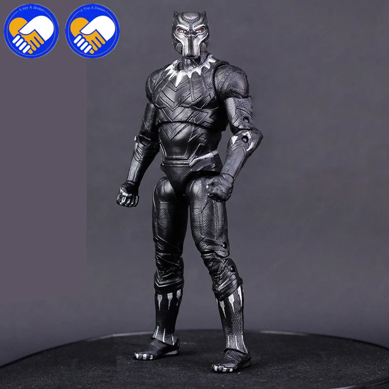Play Arts Kai PA TChalla Черная пантера супер герой Железный человек 27 см ПВХ фигурка куклы