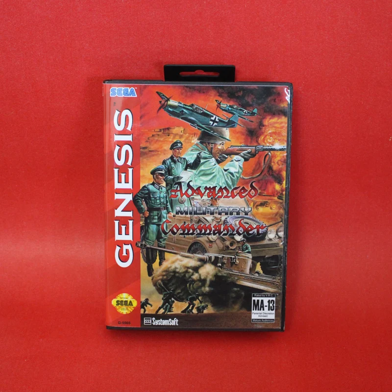 Расширенный военачальник 16 бит MD карточная игра для Sega бытие Мега Драйв в