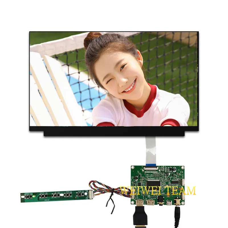 Full Kit 13,3 дюймов 1920X1080 full HD ips модуль ЖК-экрана tft HDMI дисплей edp плата контроллера 30 pin для DIY проекта панели ноутбука - Цвет: Full Kit