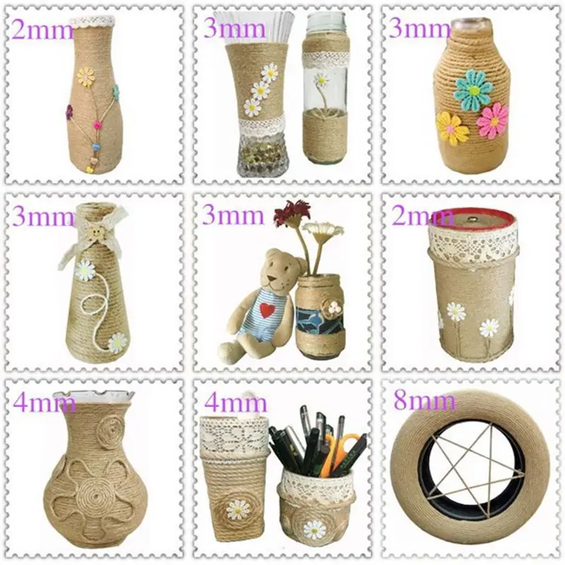 10Yards 15mm Knitted Cotton Thread Burlap Lace Trims DIY Jute Hemp Rope Ribbon Handmade Crafts Floral Accessories Ribbons | Дом и сад