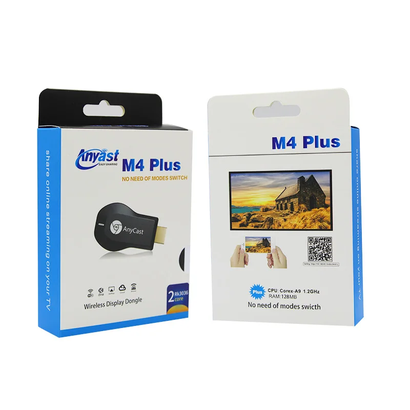 Для AnyCast M4 Plus беспроводной WiFi донгл приемник 1080P Дисплей HDMI медиа видео стример