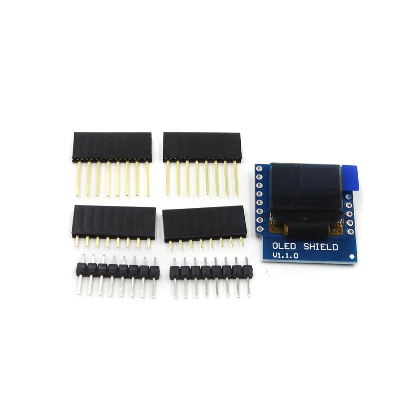 Светодиодный экран 0 66 дюйма для Wemos Oled 64X48 IIC c ЖК дисплеем OLED Arduino совместимый с WeMos