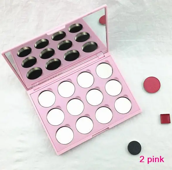 free shipping 12 grid eye shadow / lipstick pressure plate empty box ( mirror magnet and aluminum plate) | Красота и здоровье