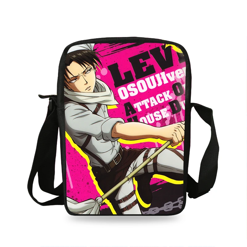Attack On Titan мини-сумки через плечо с черепом для мужчин панк детей Janpanese аниме-сумки