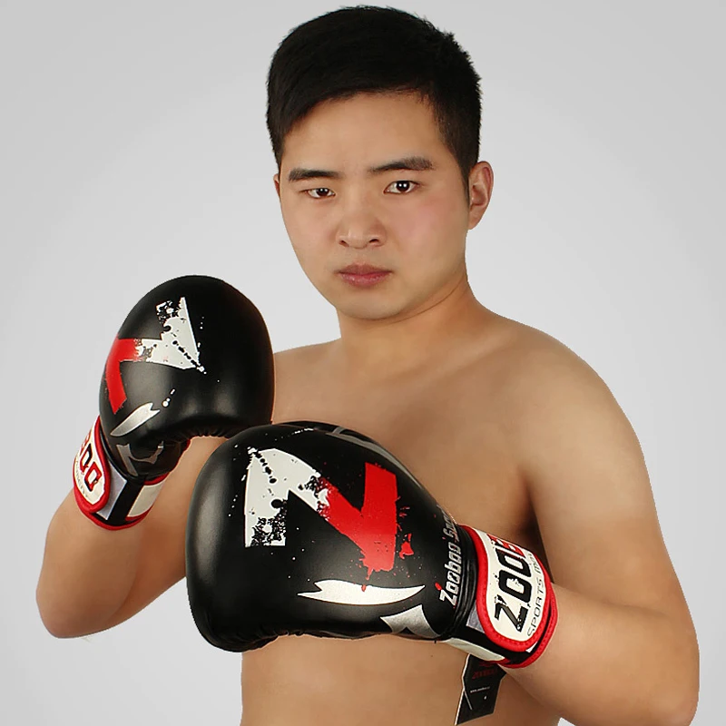 Боксерские перчатки Muay Thai из искусственной кожи боксерские митенки для