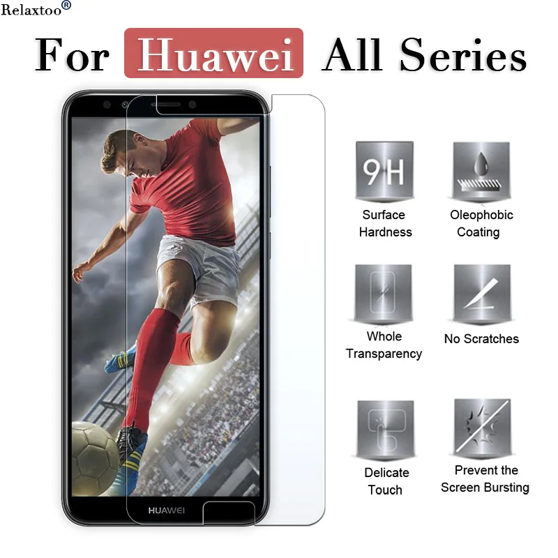 Защитное стекло для huawei y7 prime 2018 закаленное y6 pro 2017 y9 honor v9 nova 2 lite Защитная пленка