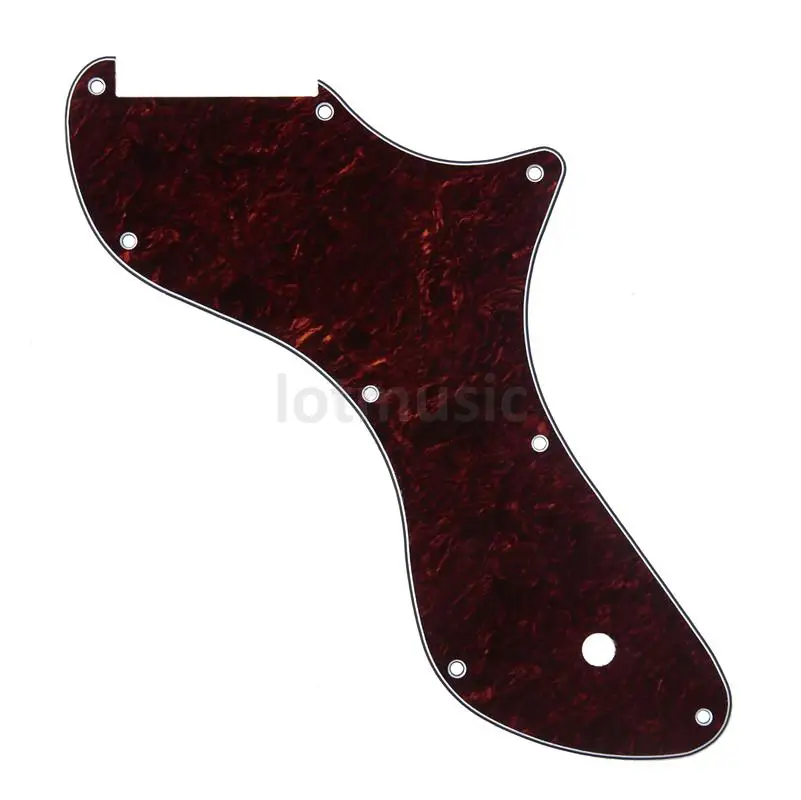 Электрическая гитара защита от царапин 4 слойная черная коричневая черепаховая