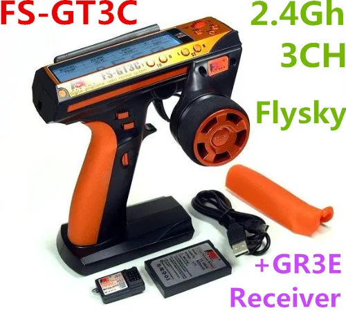 Оригинальная Автоматическая цифровая система Flysky FS-GT3C 2 4 ГГц 3CH AFHDS с приемником