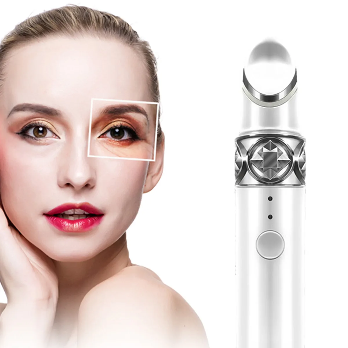 Массажер для кожи вокруг глаз от морщин и тёмных кругов | Красота здоровье