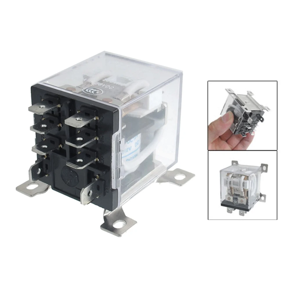 Реле промежуточного напряжения JQX-12F 2Z 30A, реле мощности 8pin DC12V DC24V AC110V AC220V