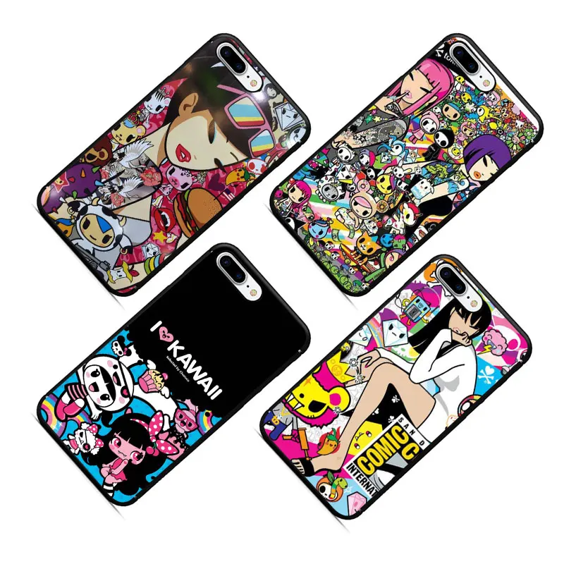 Японский Токидоки Новое поступление сотовый мягкий чехол из ТПУ для телефона iPhone