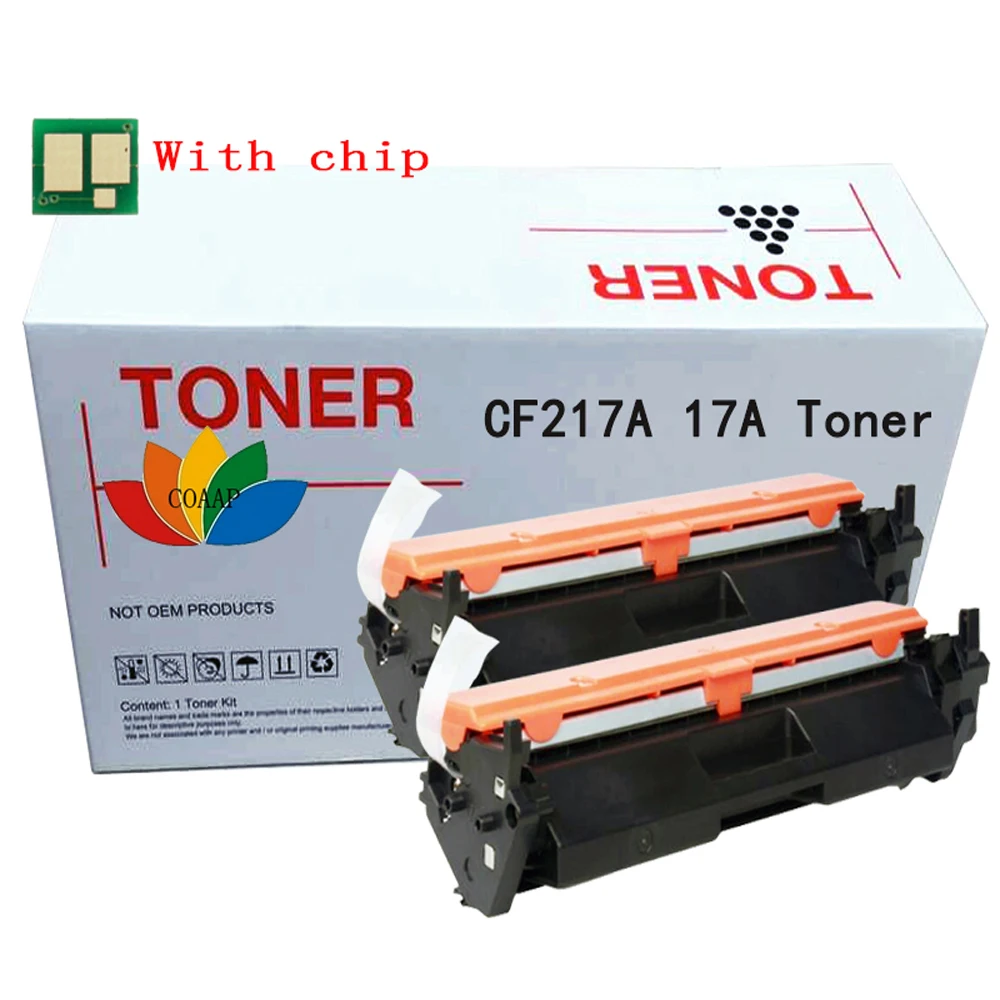 2 упаковки cf217a 17a картридж с тонером совместимый HP LaserJet Pro M 102a 102w MFP 130A 130fn 130fw |