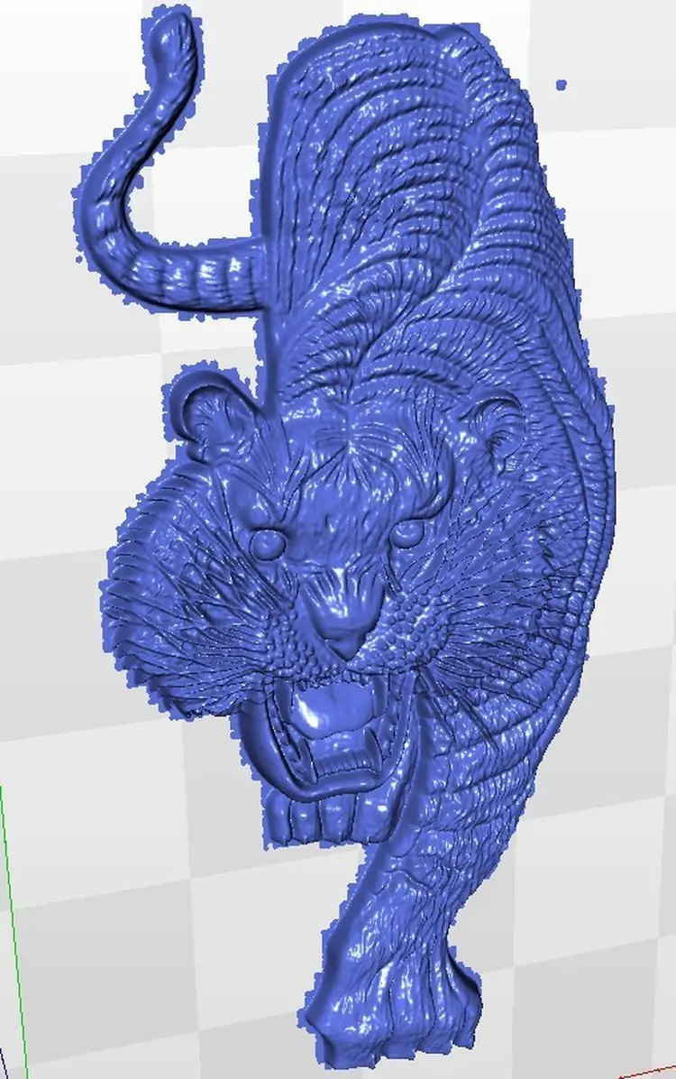 Рельефная тигра _ 2 3d модель для cncin STL файл | Инструменты