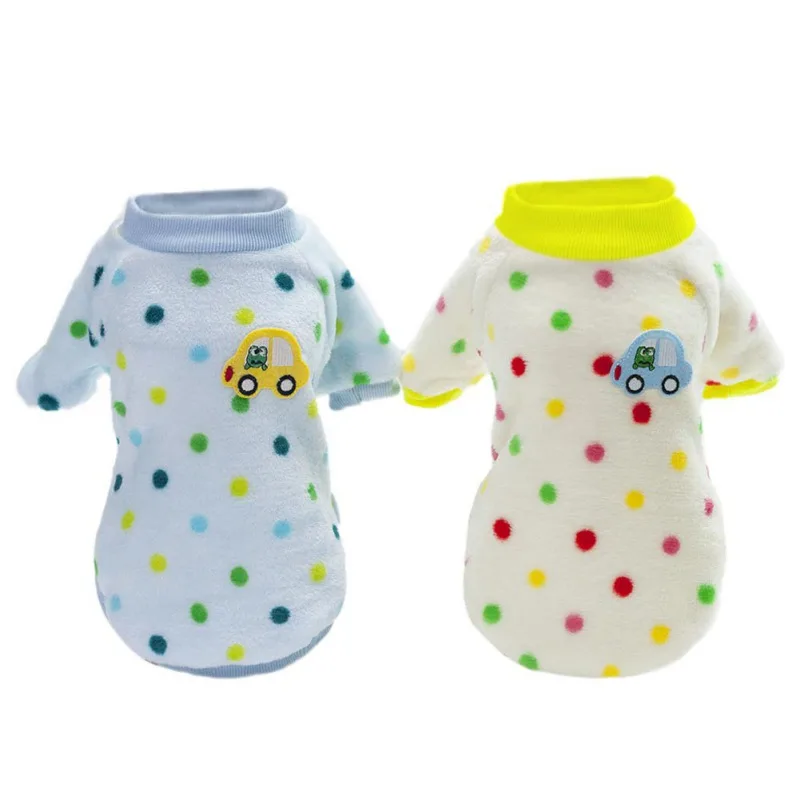 Cheap Pet Dog Clothes Funny Cat/dot Pattern For Dogs Costume Chihuahua Cat Roupa Cachorro Shirts Winter Pullover | Дом и сад