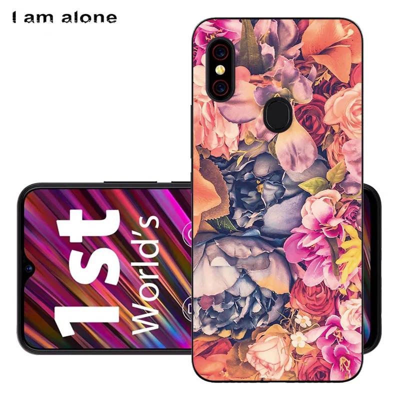 Чехлы для телефонов I am alone для Umidigi F1/F1 Play 6,3 дюймов черный мягкий ТПУ мобильный Модный чехол с принтом для Umidigi F1 сумки