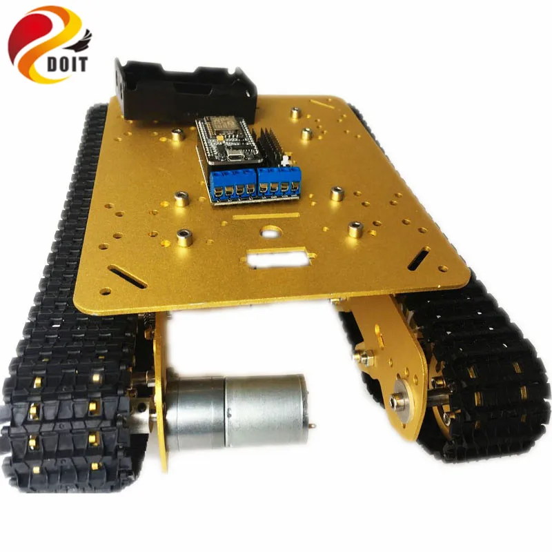 DOIT TS100 RC WiFi Робот Танк шасси автомобиля контролируется Android/iOS телефон на основе