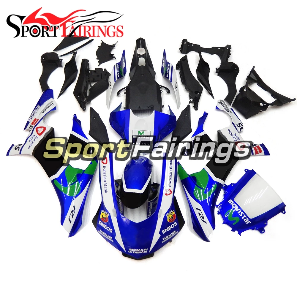 Сине-зеленый полный обтекатель для Yamaha YZF1000 R1 2015 2016 15 комплект кузова мотоцикла из