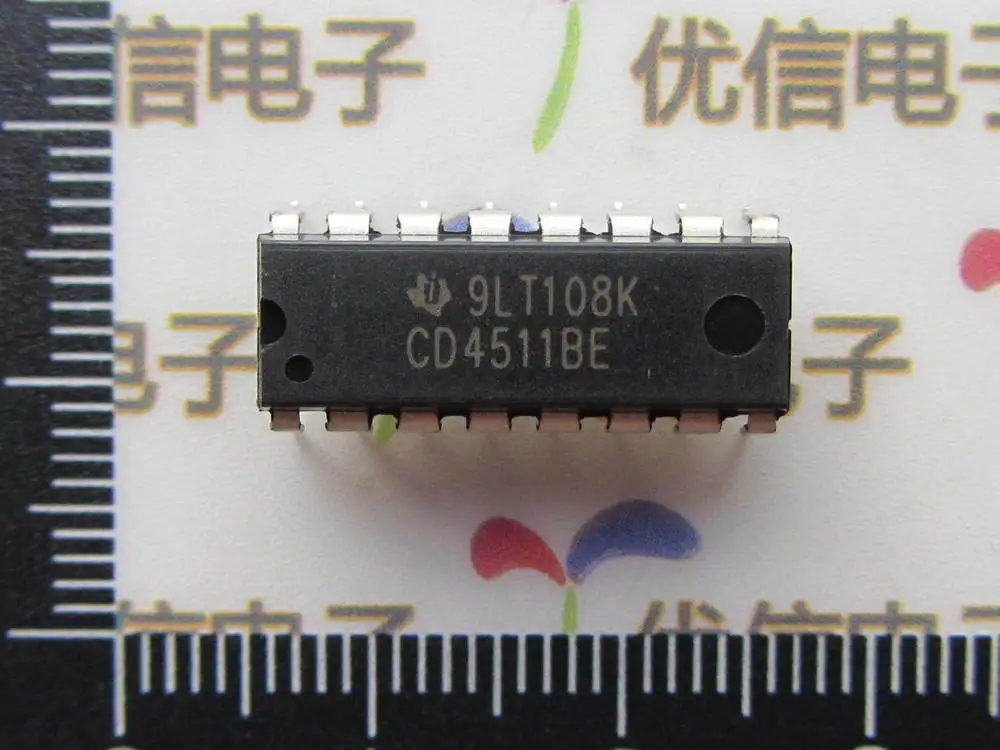 Линия HEF / CD HCF4511 BCD код - семь сегмент конвертер диски DIP-16 A1171 | Электронные