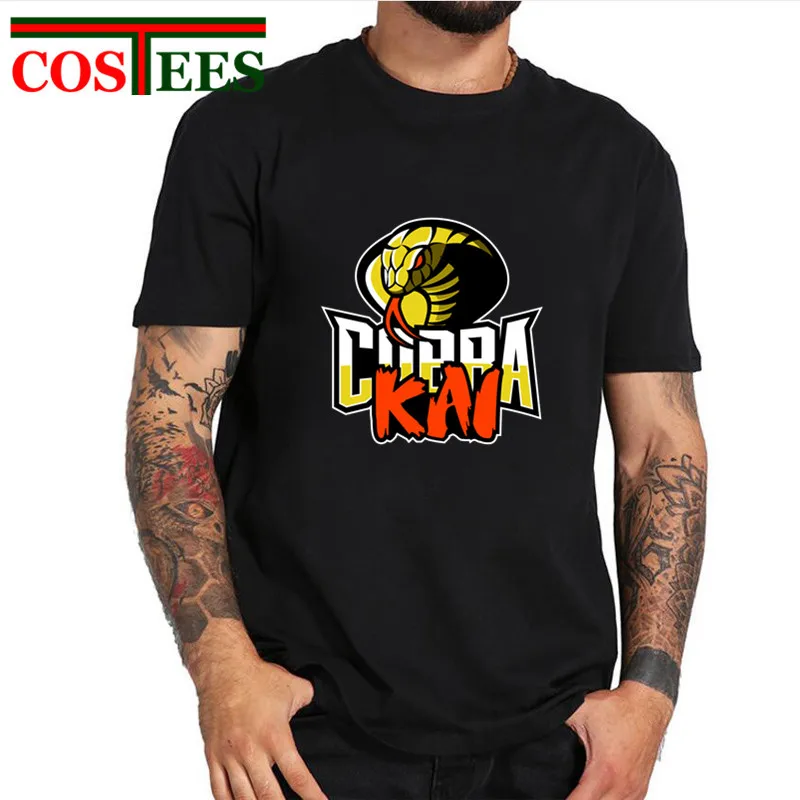 2019 Vestido De Verano Кобра Кай футболка для мужчин каратэ детская Strike первого удара
