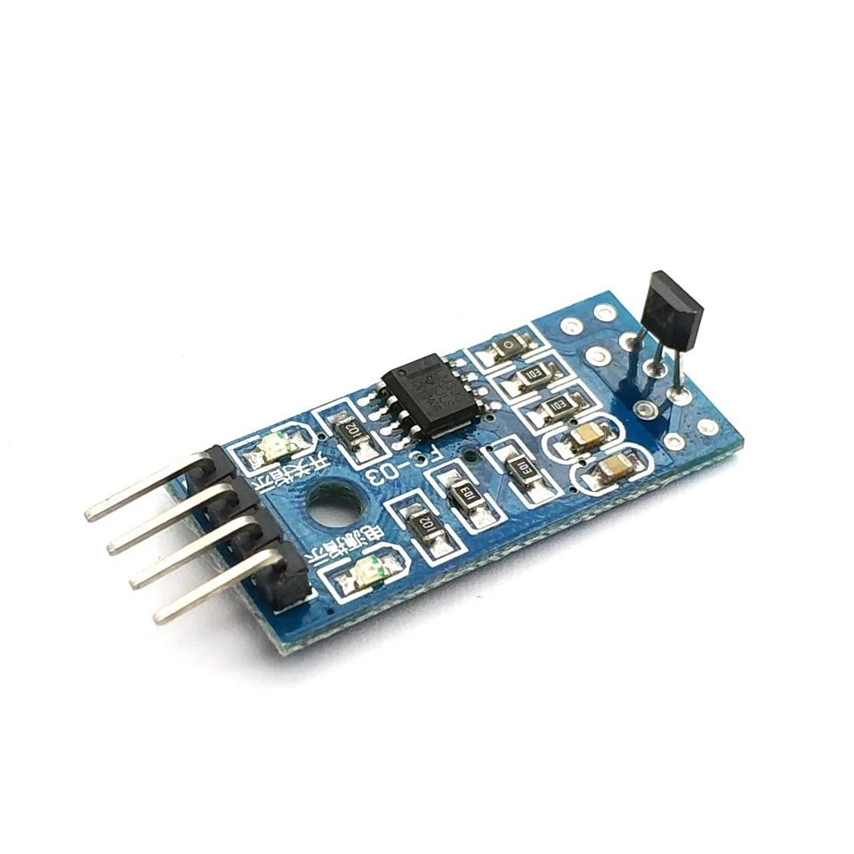 Модуль датчика Холла 3144E модуль скорости с магнитными кнопками для Arduino Smart Car|module