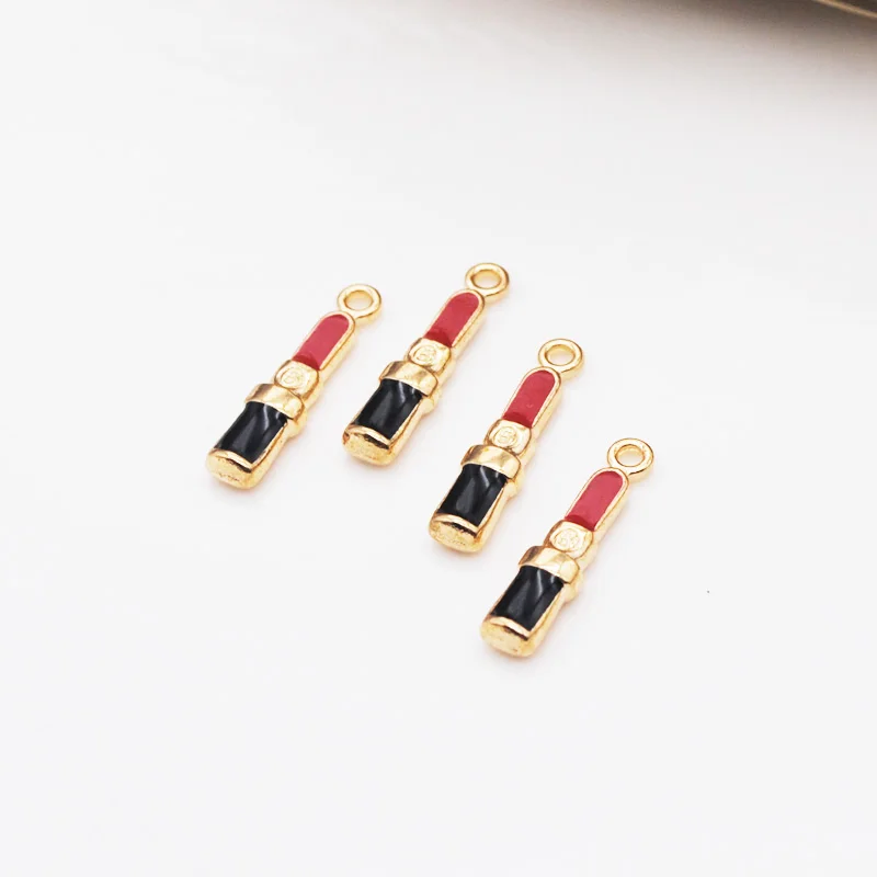 70820 red 20 шт./лот рот, губы/Помада плавающие эмалевые чары сплав золотого цвета Подвеска подходит ожерелья браслеты DIY ювелирные аксессуары - Окраска металла: 70820 red